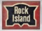Vintage SST Rock Island Railroad Sign