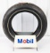Vintage Mobil Service Station Tire Display Rack Stand w/ NOS Mobil Tire