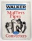 Vintage SST Walker Mufflers Pipes Embossed Auto Shop Sign