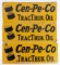 3) Vintage SST Cen-Pe-Co Motor Oils TracTruck Oil Signs w/ Barrel Graphics