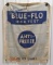 Vintage Blue-Flo Anti-Freeze Canvas Advertising Banner