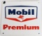 Vintage SSP Mobil Premium Gas Pump Plate Advertising Sign