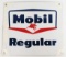Vintage SSP Mobil Regular Gas Pump Plate Advertising Sign
