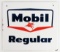 Vintage SSP Mobil Regular Gas Pump Plate Advertising Sign