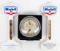 3) Vintage Mobil Service Station Promotional Thermometers
