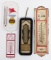 Lot Of Vintage Mobil Promotional Thermometers & More