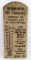 Early SSW Independent Oil Company Mobiloil Advertising Thermometer
