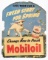 Vintage Gargoyle Mobiloil Spring Cardboard Advertising Sign 44 x 33