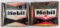 2) Vintage DST Mobil Gas Station Spinner Signs