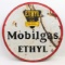 30in Vintage  DSP Mobilgas Ethyl Advertising Sign
