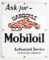 Early SSP Gargoyle Mobiloil Authorized Service Advertising Sign