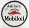 Early DSP Gargoyle Mobiloil Lollipop Curb Sign