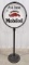Contemporary SST Gargoyle Mobiloil Lollipop Curb Sign