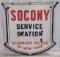 4ft Early DSP SOCONY Service Station Die-Cut Shield Sign