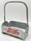 Vintage Pepsi-Cola Embossed Metal Bottle Carrier