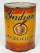 Early Indian Motorcycle Bullseye Quart Motor Oil Can