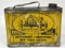 Early Hi-Grade Oil 1/2 Gallon Can w Racer Graphics