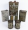 (7) Vintage US Military Oil / Grease Cans