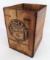 Early SOCONY Polarine Oil 5 Gallon Can Wooden Shipping Crate