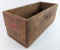 Early Gargoyle Mobiloil ÒAÓ Wooden Shipping Crate For Ten 1 Gallon Oil Cans