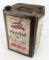 Early Gargoyle Mobiloil ÒEÓ For Ford Cars 5 Gallon Oil Can