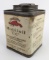 Early Gargoyle Mobiloil ÒCCÓ 5lb Oil Can w/ Lid