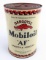 Early Gargoyle Mobiloil ÒAFÓ 5 Quart Oil Can w/ Lids