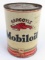 Early Gargoyle Mobiloil Ò AFÓ Quart Oil Can w/ Lid