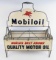 Vintage Mobiloil Service Station Quart Oil Can Display Rack Carrier