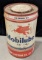 Vintage SOCONY Mobil Mobilube GX140 100lbs Metal Barrel Can