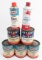 (7) Vintage SOCONY Mobil Paint Cans