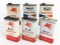 (6) Vintage Mobil Upperlube Pint Oil Cans