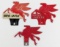 3) Vintage Mobil Gas Station Pegasus License Plate Toppers
