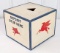 Vintage  Mobil Service Station Custom Wood Stub Deposit Box