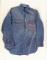 Vintage Mobil Service Station Attendants Lee Work Shirt