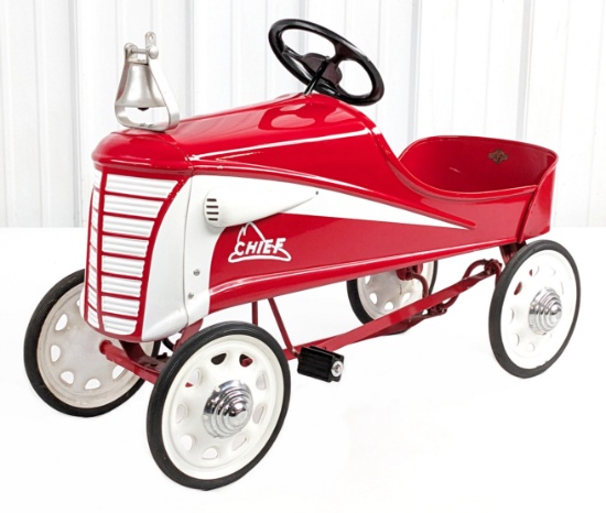 Restored Steelcraft Fire Chief Pedal Car