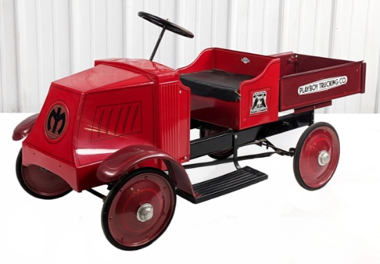 Restored Steelcraft Mack Playboy Trucking Co. Dump Truck Pedal Car