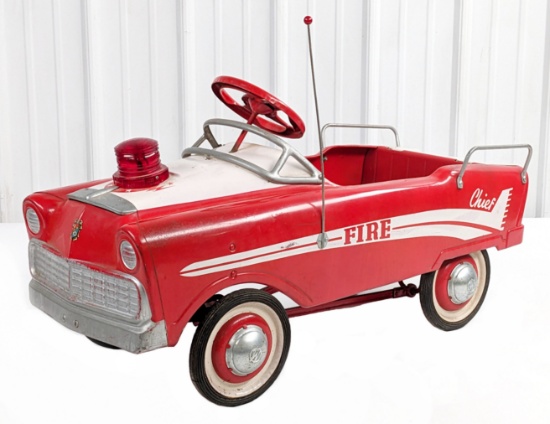 Original Murray Fire Chief Pedal Car