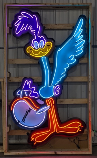 Custom Plymouth Road Runner Neon Sign