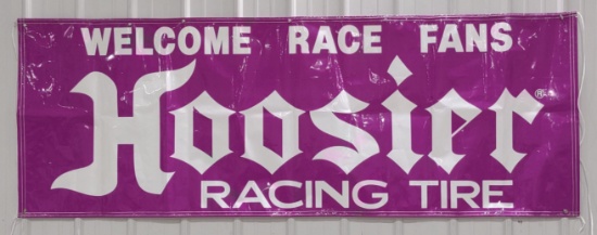 Nearly 8ft Hoosier Racing Tires Speedway Vinyl Banner