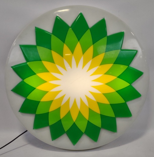 3ft BP Service Station Lighted Helios Advertising Sign