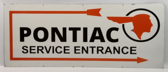 5ft SSP Pontiac Service Entrance Fantasy Dealership Style Sign