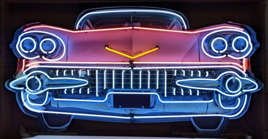 Custom Chevy Corvette Neon Sign