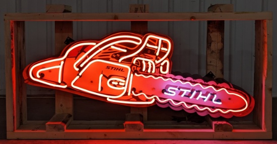 Custom Stihl Chainsaw Neon Sign