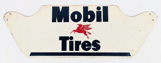 Vintage NOS Mobil Tires SST Tire Display Rack Stand Sign