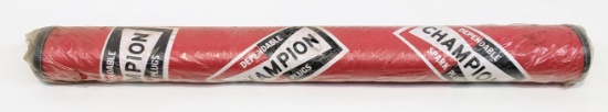 NOS Vintage Champion Spark Plugs Promotional Fender Cover