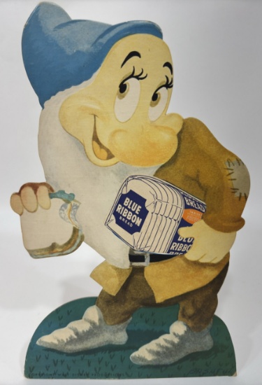 1950s Donald Duck Bread Disney Snow White Sign