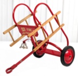 Original BMC Fire Fighter Ladder Trailer For Pedal Car