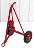Restored BMC Tow Hook Winch Trailer For Pedal Car