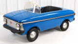 Original Russian Moskvich Pedal Car - Blue
